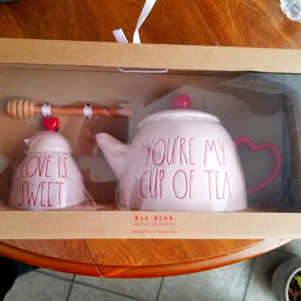 NEW Rae Dunn YOU'RE MY CUP OF TEA  tea pot set